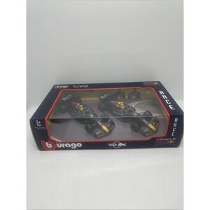 Bburago 1/43 Red Bull 2024 F1 Champion Max Verstappen Sergio Perez 2 Pack Set